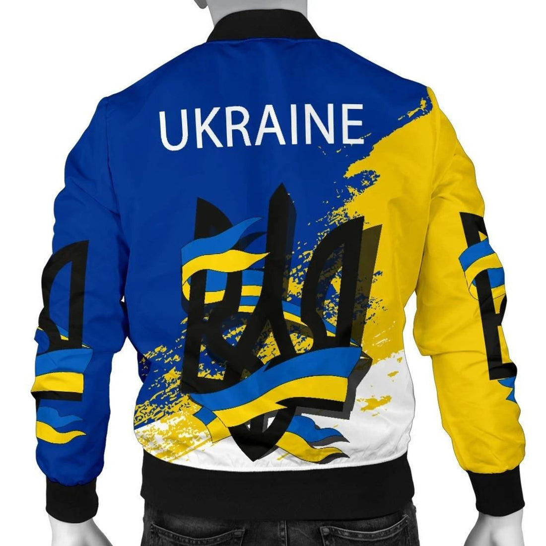 FUNSTUFFPRINT Ukraine Special Men's 3D Bomber Jacket