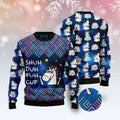 FUNSTUFFPRINT Unicorn Galaxy Cool Ugly Christmas Sweater, Christmas Sweater, Ugly Sweater, Funny Xmas Sweaters Ugly Sweater