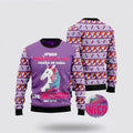 FUNSTUFFPRINT Unicorn Magical Ugly Christmas Sweater – Best Gift For Christmas Ugly  Sweater