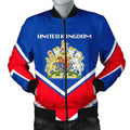 FUNSTUFFPRINT United Kingdom Coat Of Arms Men Bomber Jacket Lucian Style 3D Bomber Jacket