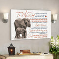 Elephants To My Dad - You Are My Hero - Father's Day Canvas - Best Gift For Fathers Day 