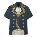3D Marquis de Lafayette Custom Short Sleeve Hawaiian Shirt, Hawaiian shirt for men, women