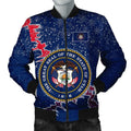 FUNSTUFFPRINT Utah Christmas Coat Of Arms Men Bomber Jacket Style 3D Bomber Jacket