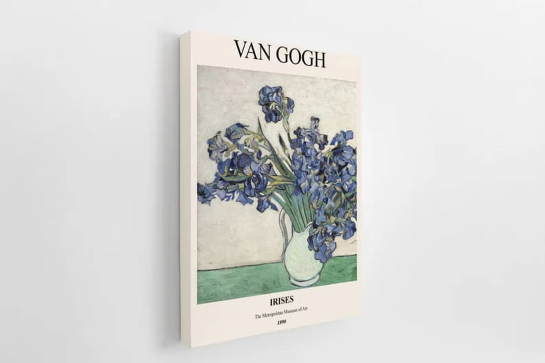 Van Gogh Art, Flower Lover, Irises Poster Poster and Canvas