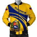 FUNSTUFFPRINT Venezuela Coat Of Arms Men Bomber Jacket Cricket W 3D Bomber Jacket