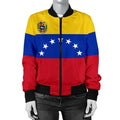 FUNSTUFFPRINT Venezuela Women's Bomber Jacket Flag 3D Bomber Jacket