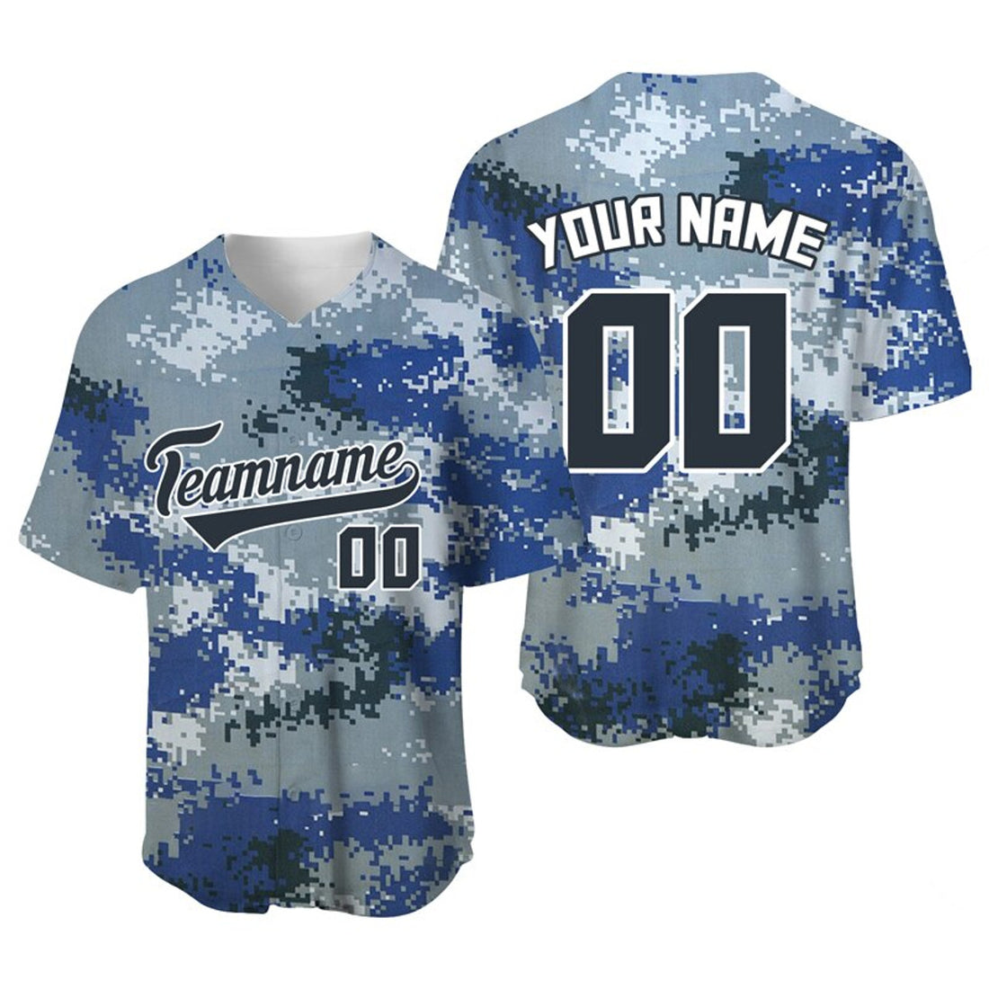 Custom Camo Baseball Jersey Shirts Mens Sublimation Blanks Custom Team/Name T-Shirt Sport Uniform Hombre Sportwear