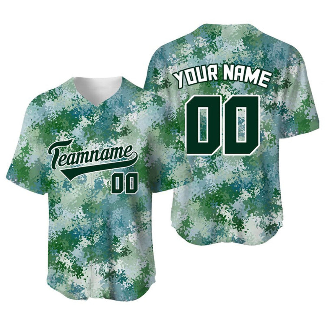Custom Camo Baseball Jersey Shirts Mens Sublimation Blanks Custom Team/Name T-Shirt Sport Uniform Hombre Sportwear