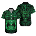 Viking Mjolnir Hawaiian Shirt- Short Sleeve Hawaiian Shirt - Viking Gifts For Him