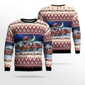 FUNSTUFFPRINT Virginia, Loudoun County Fire and Rescue Ugly Christmas Sweater – Christmas Gifts For Firefighters Ugly  Sweater