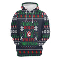 FUNSTUFFPRINT 3D Volleyball Have A Holly Volley Christmas All Over 3D Hoodie and Zip Hoodie
