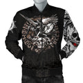 FUNSTUFFPRINT Warrior Tattoo Odin Men's 3D Bomber Jacket