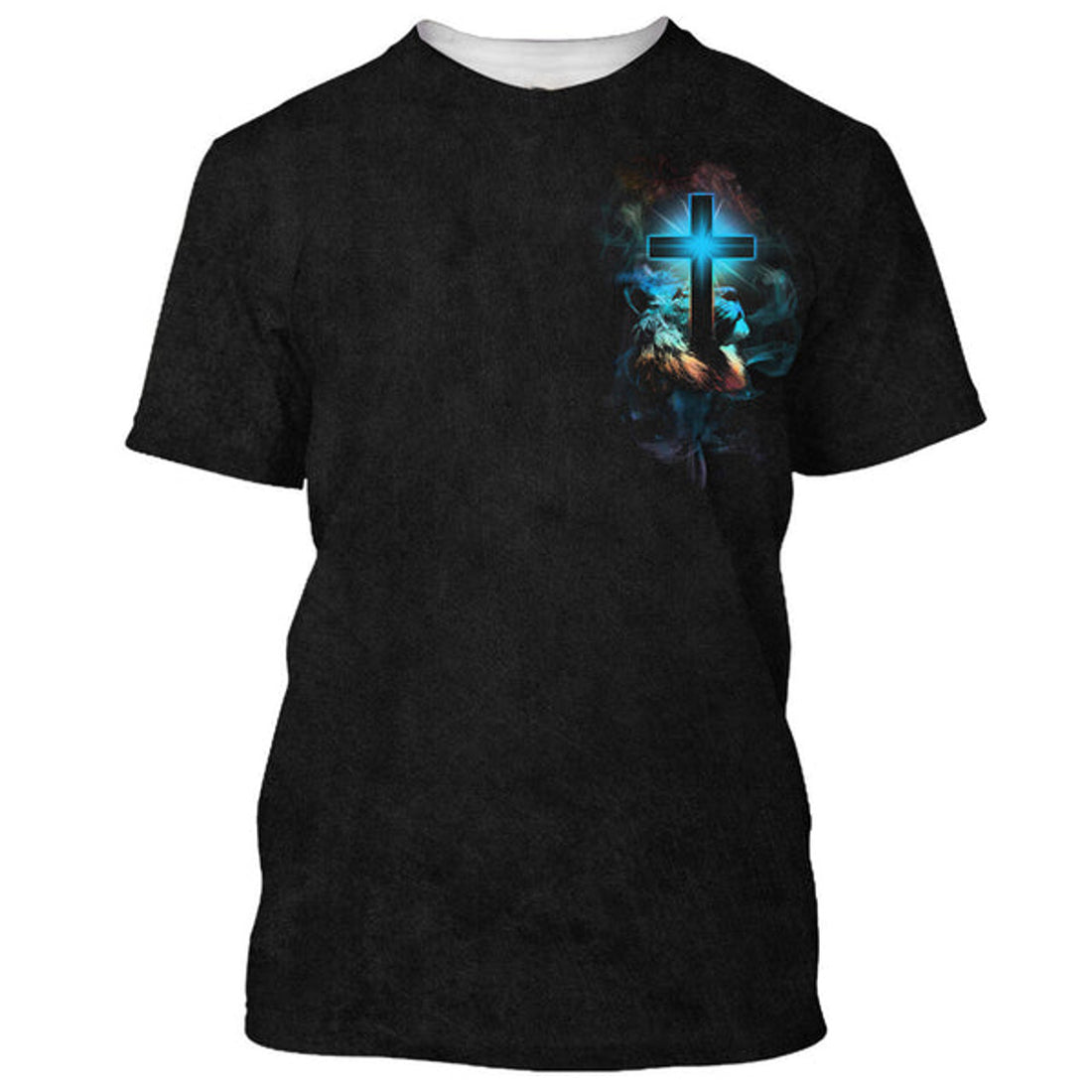 FUNSTUFFPRINT Way Maker Miracle Worker Lion Cross 3D All Over Printed Shirt for Men and Women
 3D T-shirt