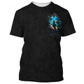 FUNSTUFFPRINT Way Maker Miracle Worker Lion Cross 3D All Over Printed Shirt for Men and Women
 3D T-shirt