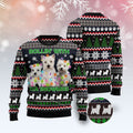 FUNSTUFFPRINT West Highland White Snowmies Ugly Christmas Sweater, Christmas Sweater, Ugly Sweater, Funny Xmas Sweaters Ugly Sweater