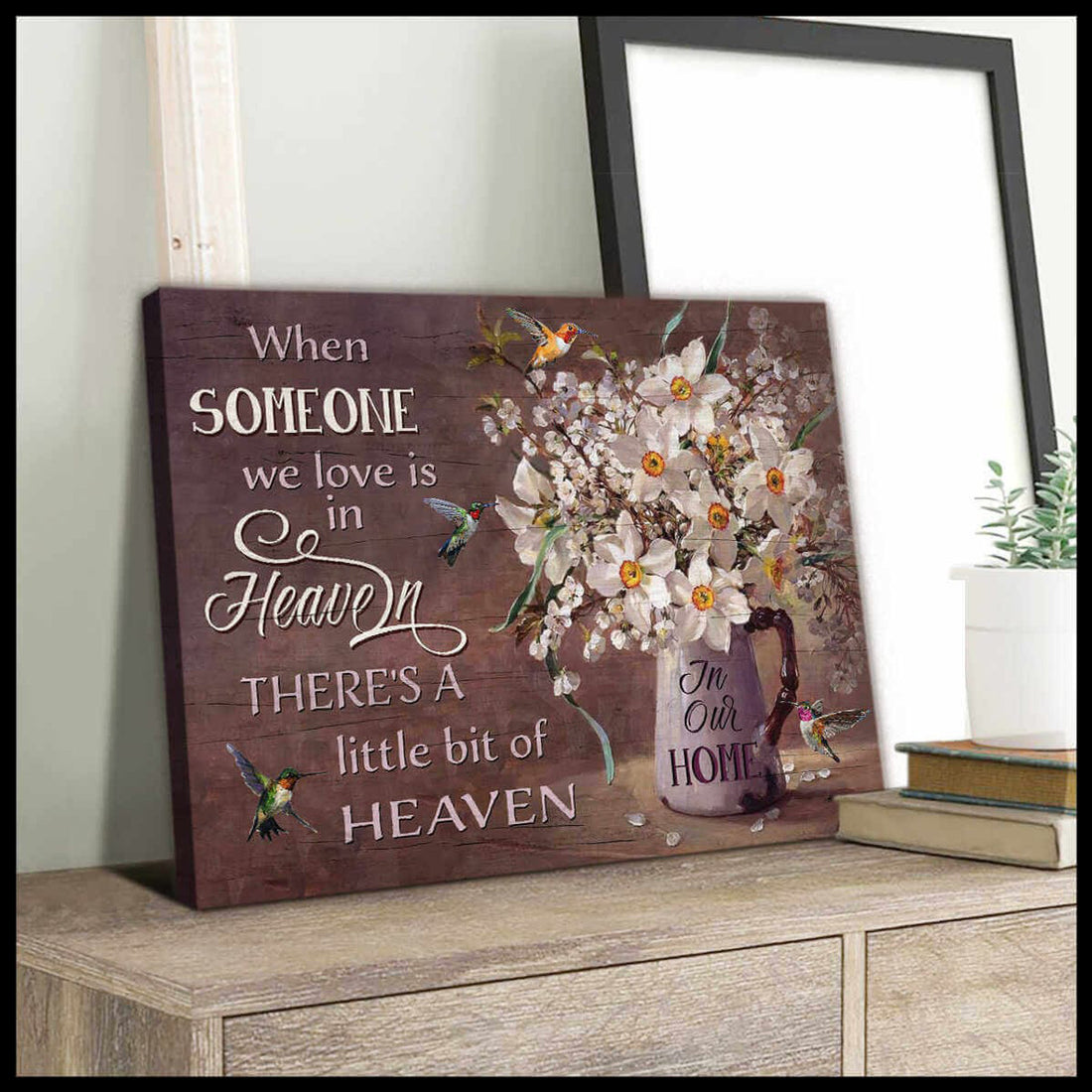 Angel Dog, Goodbyes Are Not Forever They Simply Mean Until We Meet Again Poster and Canvas