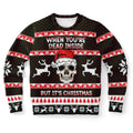 FUNSTUFFPRINT When You Dead Inside But It's Christmas Ugly Christmas Sweater, Christmas Sweater, Ugly Sweater, Funny Xmas Sweaters Ugly Sweater