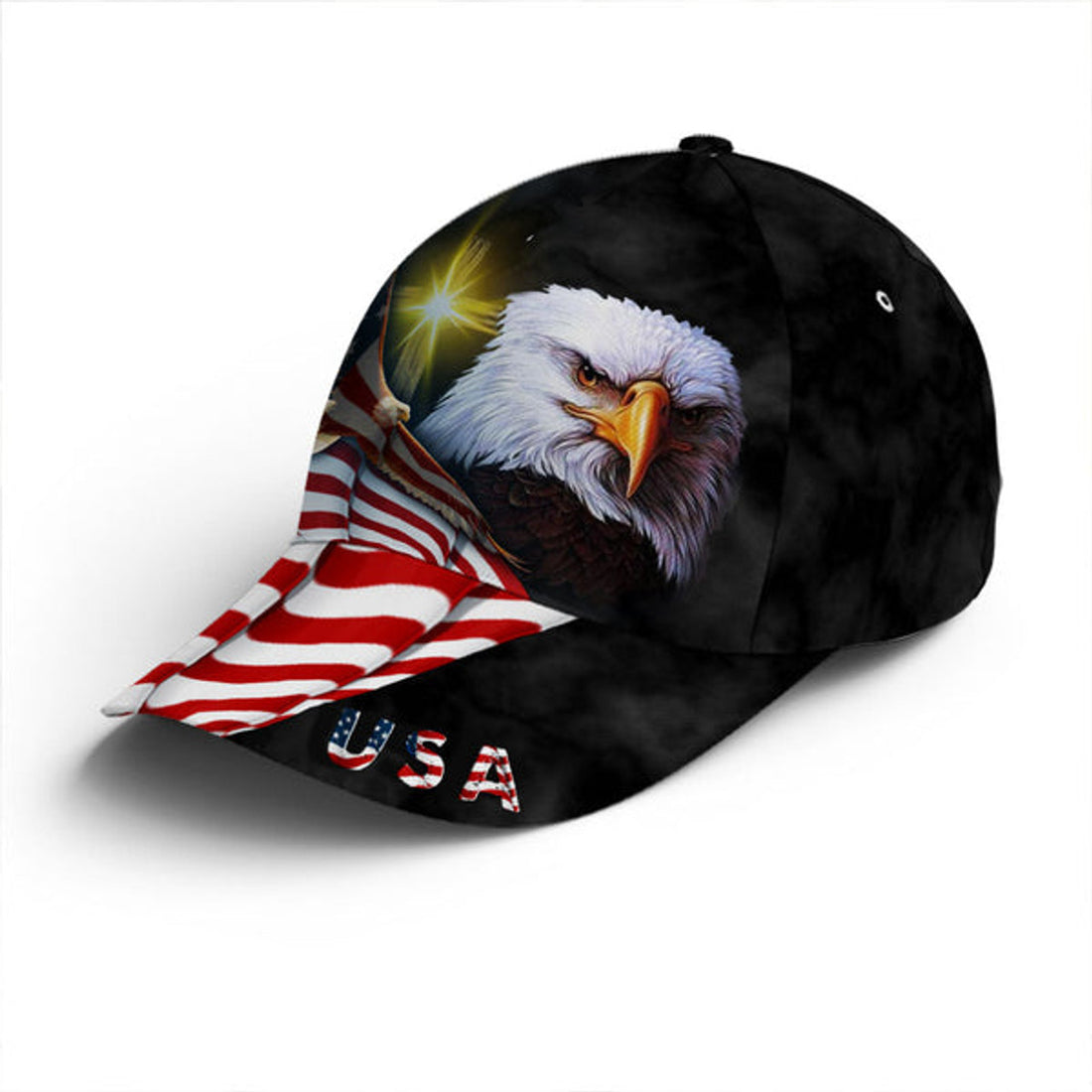 FUNSTUFFPRINT White Eagle Baseball Cap