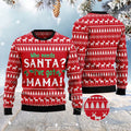 FUNSTUFFPRINT Who Need Santa I'Ve Got Mama Ugly Christmas Sweater, Christmas Sweater, Ugly Sweater, Funny Xmas Sweaters Ugly Sweater