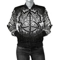 FUNSTUFFPRINT Women's Bomber Jacket - Dragon Celtic 3D Bomber Jacket
