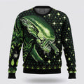 FUNSTUFFPRINT Xenomorph Alien Christmas Sweater – Christmas Gifts For Frends Ugly  Sweater