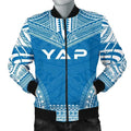 FUNSTUFFPRINT Yap Flag Polynesian Chief Men's Bomber Jacket - 3D Bomber Jacket