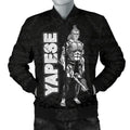 FUNSTUFFPRINT Yap Polynesian Men's Bomber Jacket - Micronesia Yapese Warrior - 3D Bomber Jacket