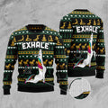 FUNSTUFFPRINT Yoga Unicorn Ugly Christmas Sweater, Christmas Sweater, Ugly Sweater, Funny Xmas Sweaters Ugly Sweater