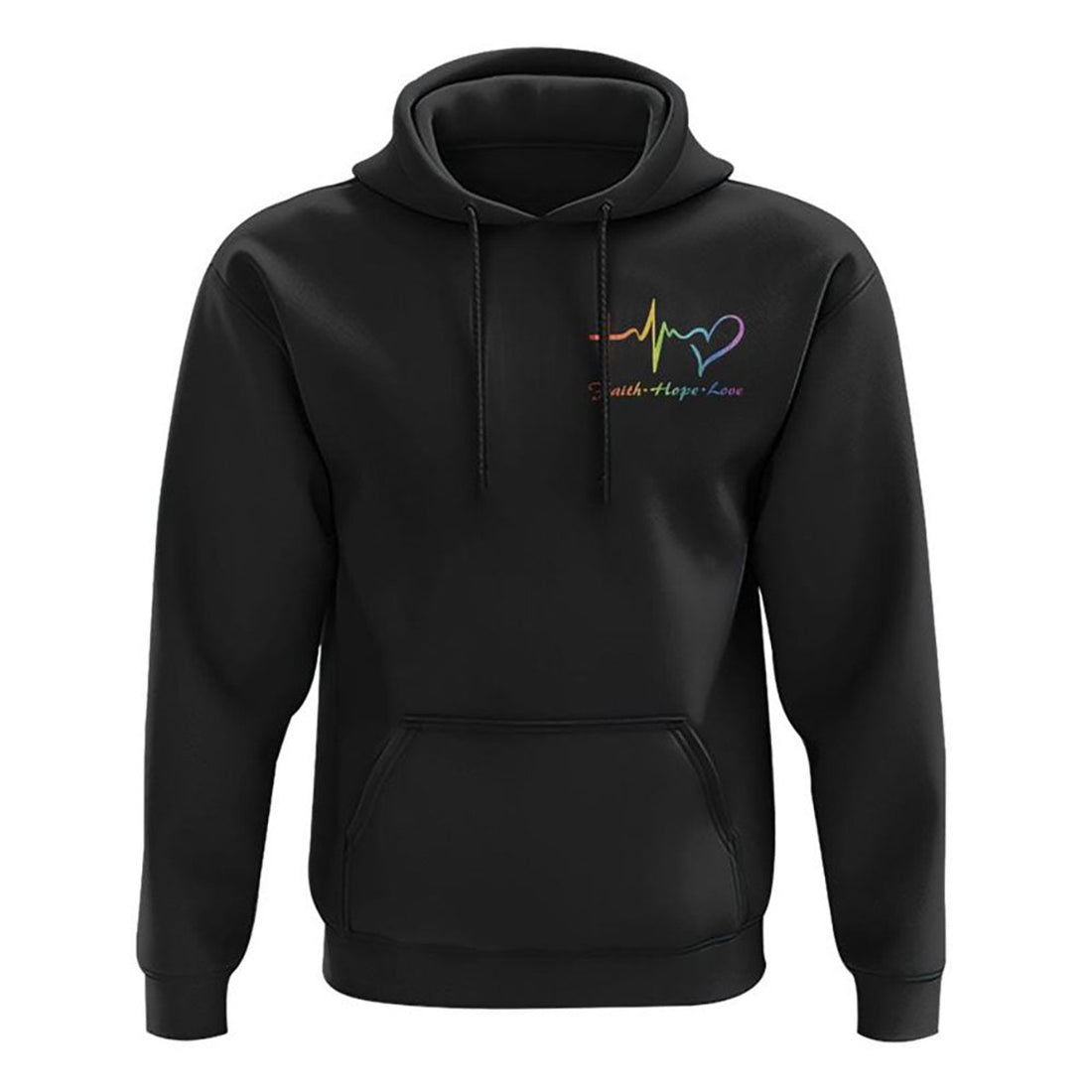 FUNSTUFFPRINT You’re My Rainbow Cross Faith Hope Love 3D Hoodie and Zip Hoodie