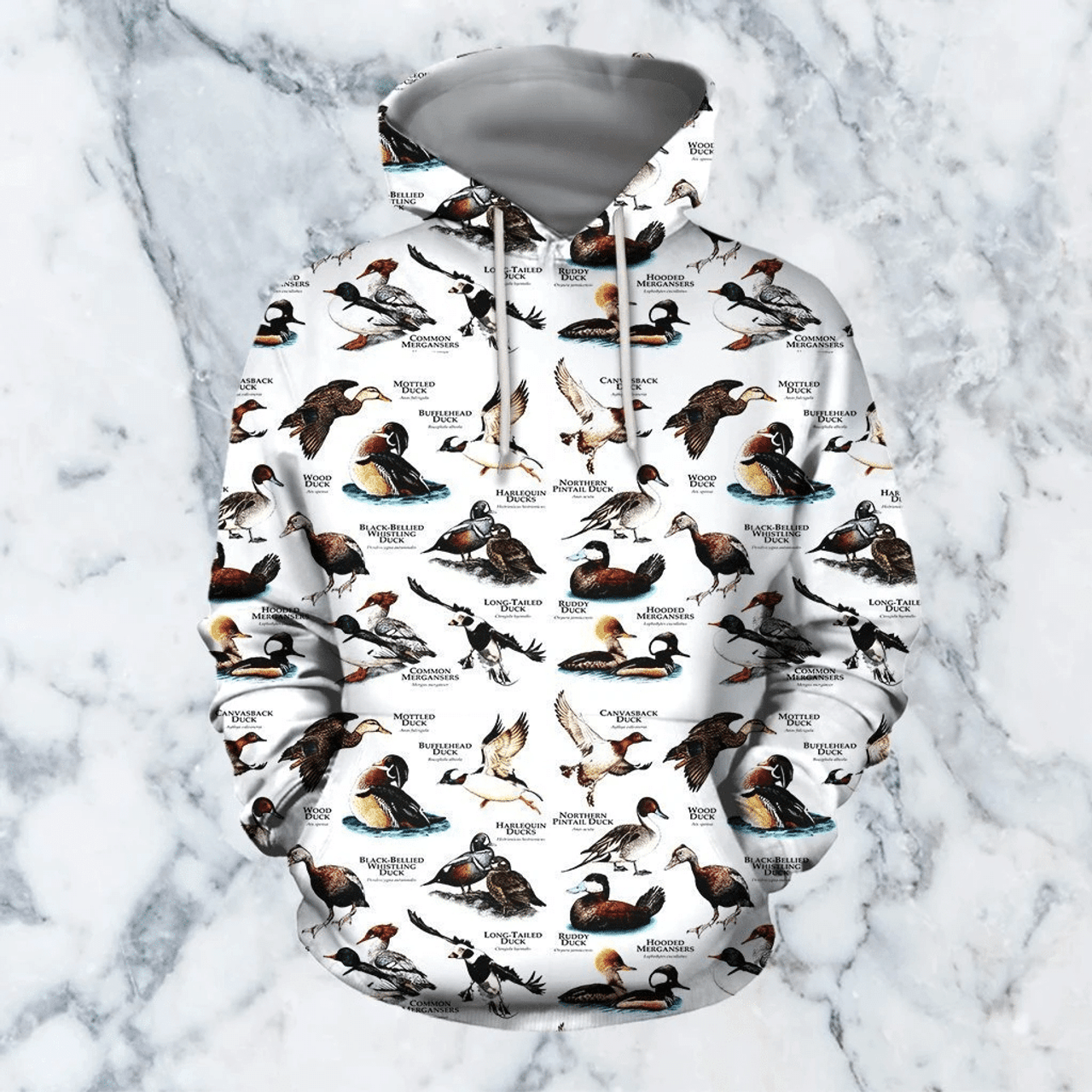 FUNSTUFFPRINT A Lot Of Ducks 3D Hoodie and Zip Hoodie