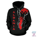 FUNSTUFFPRINT Albania Forever 3D Hoodie and Zip Hoodie