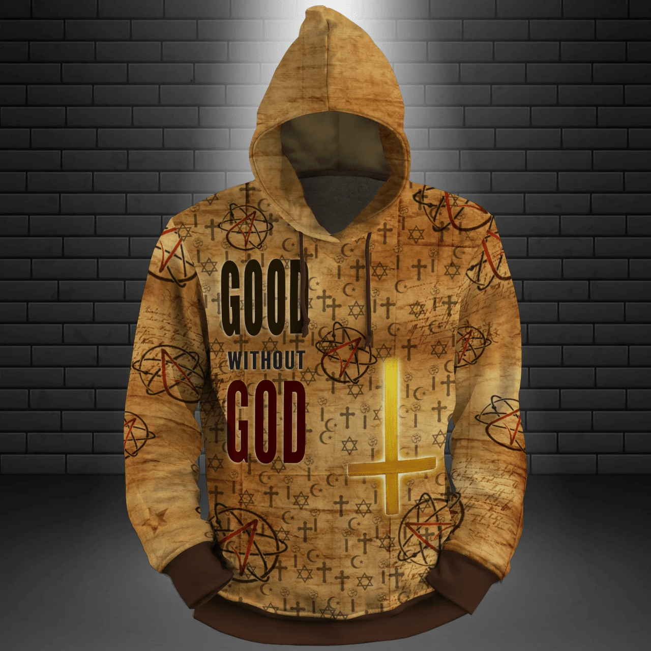 FUNSTUFFPRINT Amazing Atheism 3D Hoodie and Zip Hoodie