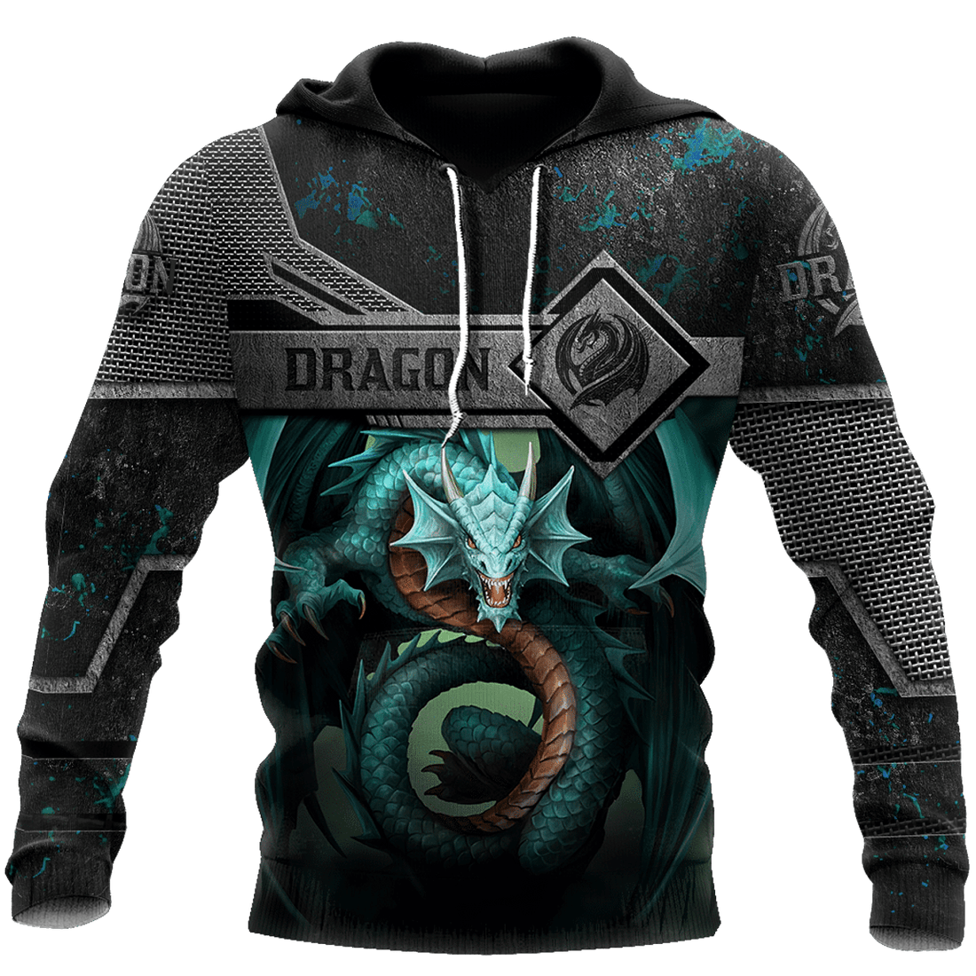 FUNSTUFFPRINT Amazing Dragon Unique Unisex 3D Hoodie and Zip Hoodie
