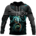 FUNSTUFFPRINT Amazing Dragon Unique Unisex 3D Hoodie and Zip Hoodie