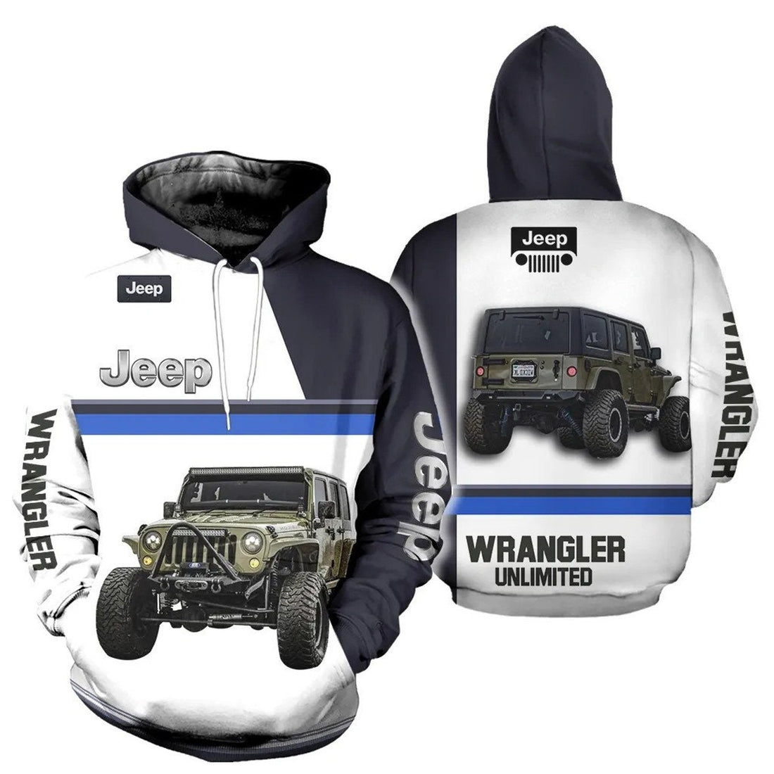 FUNSTUFFPRINT Amazing Off Road Clothes 3D Hoodie and Zip Hoodie