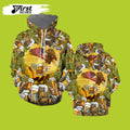 FUNSTUFFPRINT American Eagles And Beer 3D Hoodie and Zip Hoodie