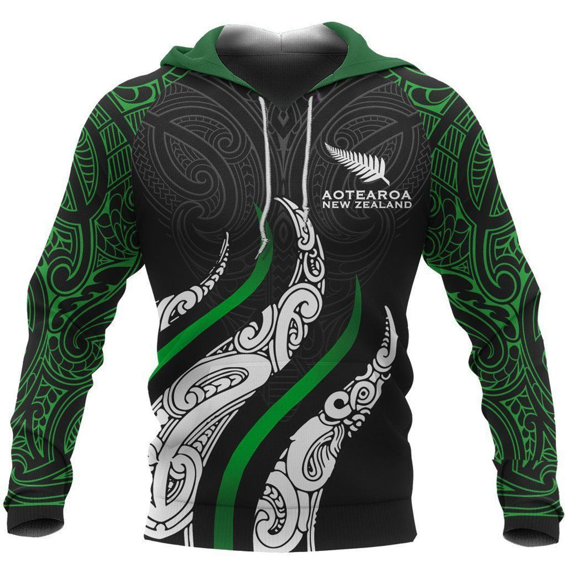 FUNSTUFFPRINT Aotearoa Koru 3D Hoodie and Zip Hoodie