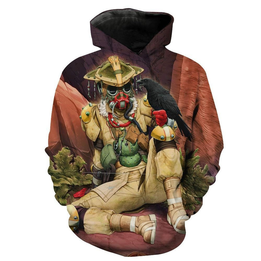 FUNSTUFFPRINT Apex Legends Bloodhound 3D Hoodie and Zip Hoodie