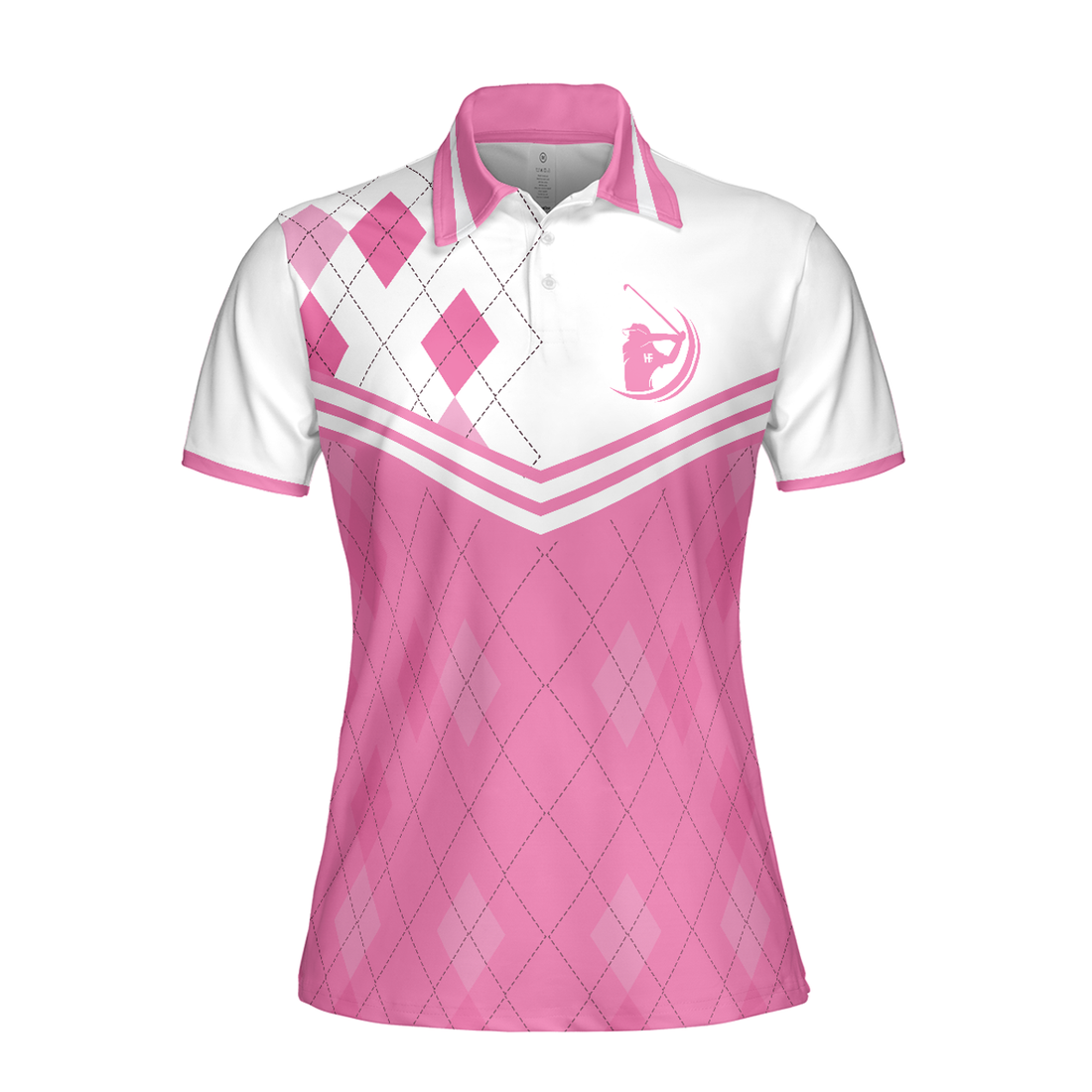 Ass Down Face Up That's The Way I Read My Putts Short Sleeve Women Polo Shirt