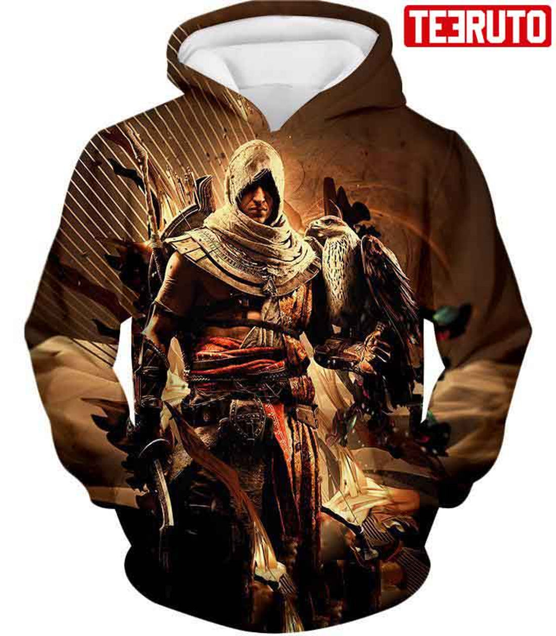 FUNSTUFFPRINT Assassin’s Creed Origins Bayek Of Siwa Cool Graphic 3D Hoodie and Zip Hoodie