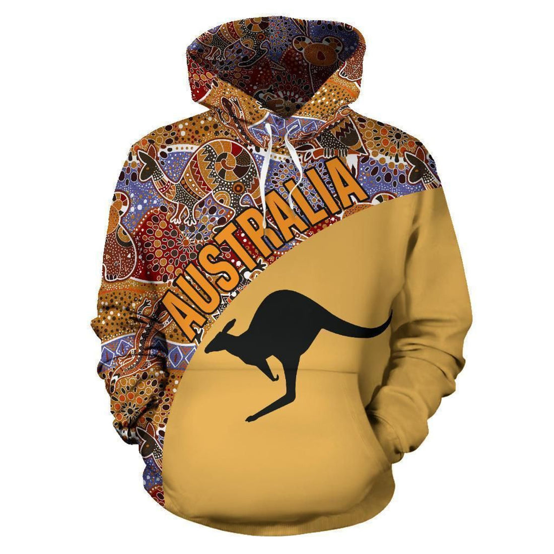 FUNSTUFFPRINT Australia 3D Hoodie and Zip Hoodie