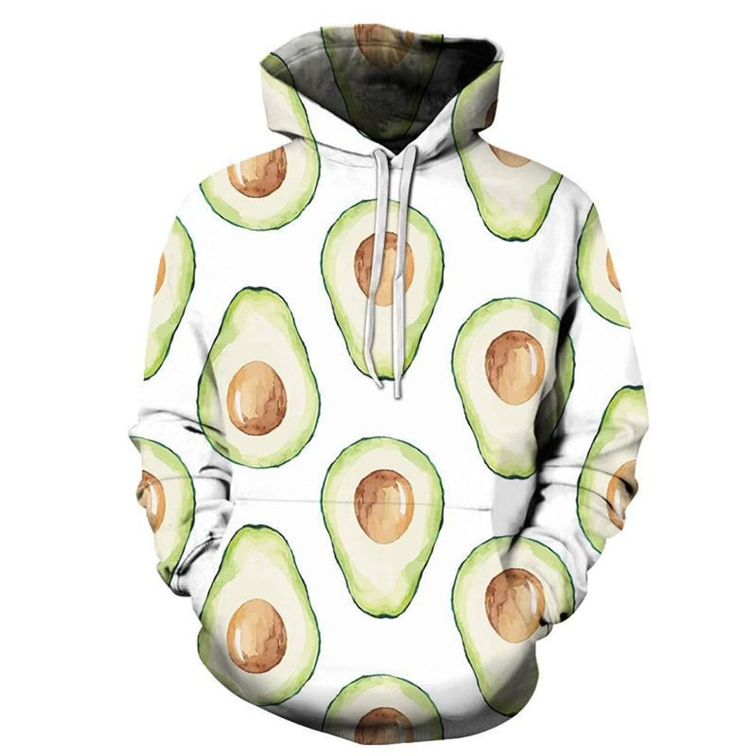 FUNSTUFFPRINT Avocado 3D Hoodie and Zip Hoodie