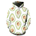 FUNSTUFFPRINT Avocado 3D Hoodie and Zip Hoodie