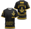 FUNSTUFFPRINT Personalized T-Shirt, Hoodie - Mason Look To The East 3D T-shirt