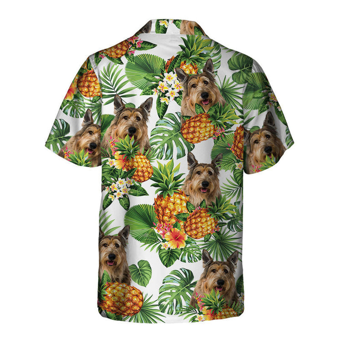 Berger Picard Tropical Pattern Hawaiian Shirt, Dog Hawaiian Shirt, summer gift for men and women