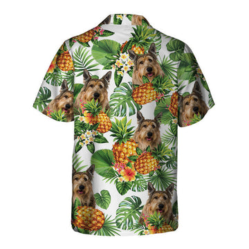 Berger Picard Tropical Pattern Hawaiian Shirt, Dog Hawaiian Shirt, summer gift for men and women