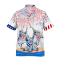 Elephant Hawaiian Shirt Independence Day, Is Comming, Cute Elephant Hawaii Beach Shirts For Summer, Elephant Lovers