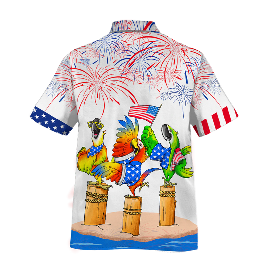 Parrot Hawaiian Shirts - Independence Day Is Coming, Funny Independence Day Gift, 4Th Of July Funny Hawaii Shirt