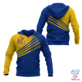 FUNSTUFFPRINT Barbados 3D Hoodie and Zip Hoodie