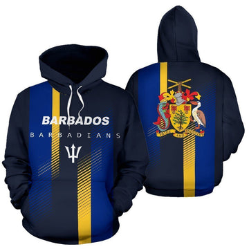 FUNSTUFFPRINT Barbados 3D Hoodie and Zip Hoodie